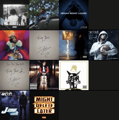 The consistency of J. Cole isn’t discussed enough.

Not a bad album. Not a bad performance. Not a bad single. Not a bad concept. Nothing. Outta every album, he knocked the shit out the park.

#TheFallOff will be no different. <a href="/JColeNC/">J. Cole</a> 

LEGEND. 

#JCole
