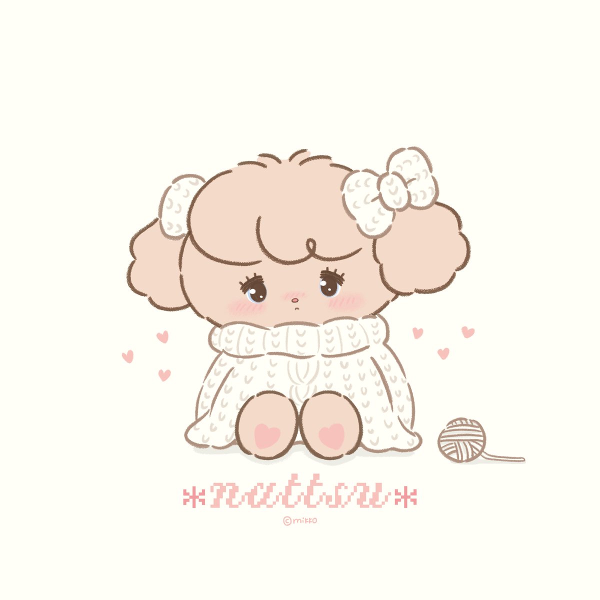 🐩ナッツ｛#ニットの日 🧶