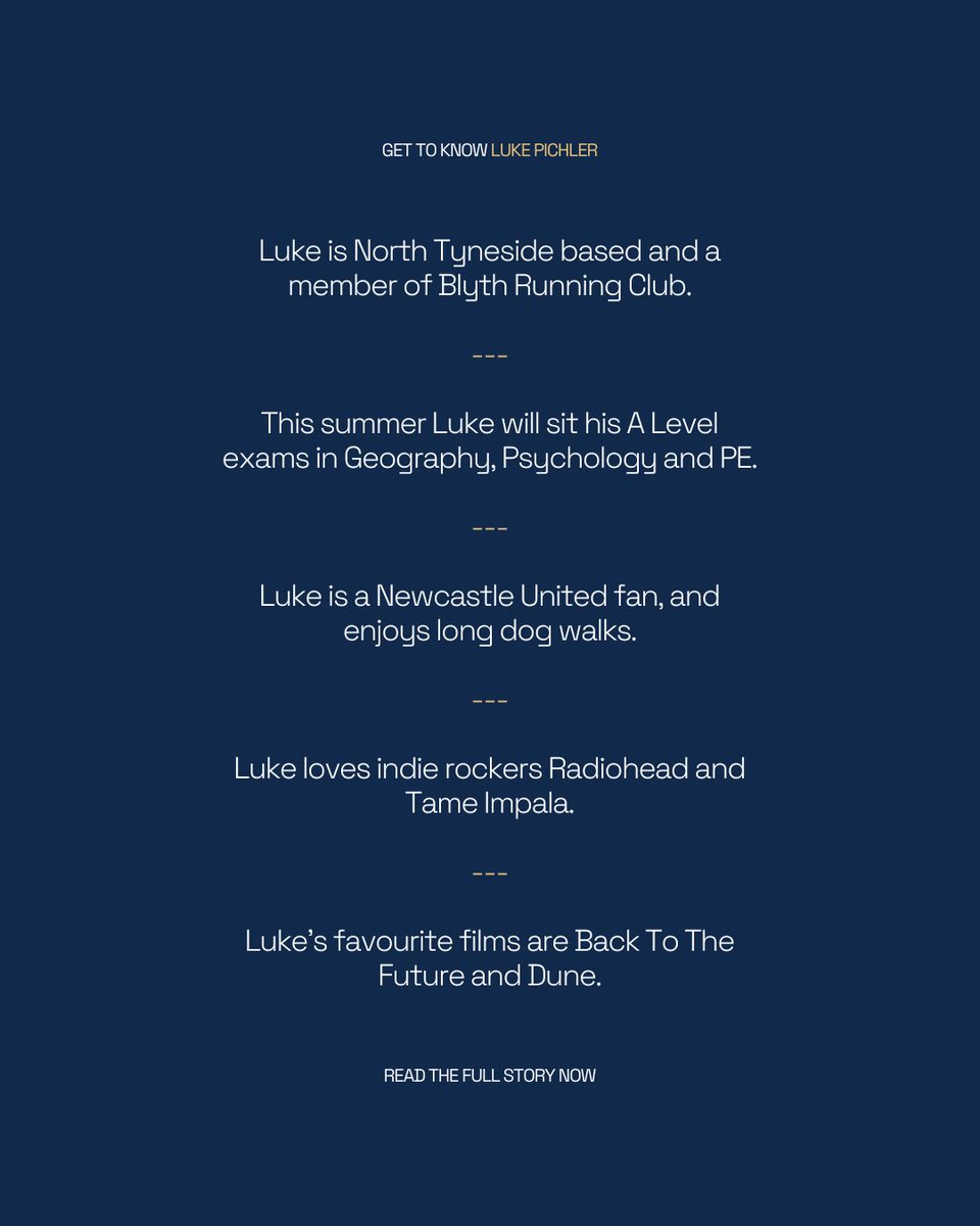 SportNewcastle's tweet photo. Get to know Sport Newcastle's 2025 Platinum Award winner.

From gold medals and England vests to big ambitions on the international stage, Luke’s story is only just getting started.

Read the full story 👉 https://t.co/EcrAKFBOVc

#SportNewcastle // #PlatinumAthlete https://t.co/cvdZOHn7kT