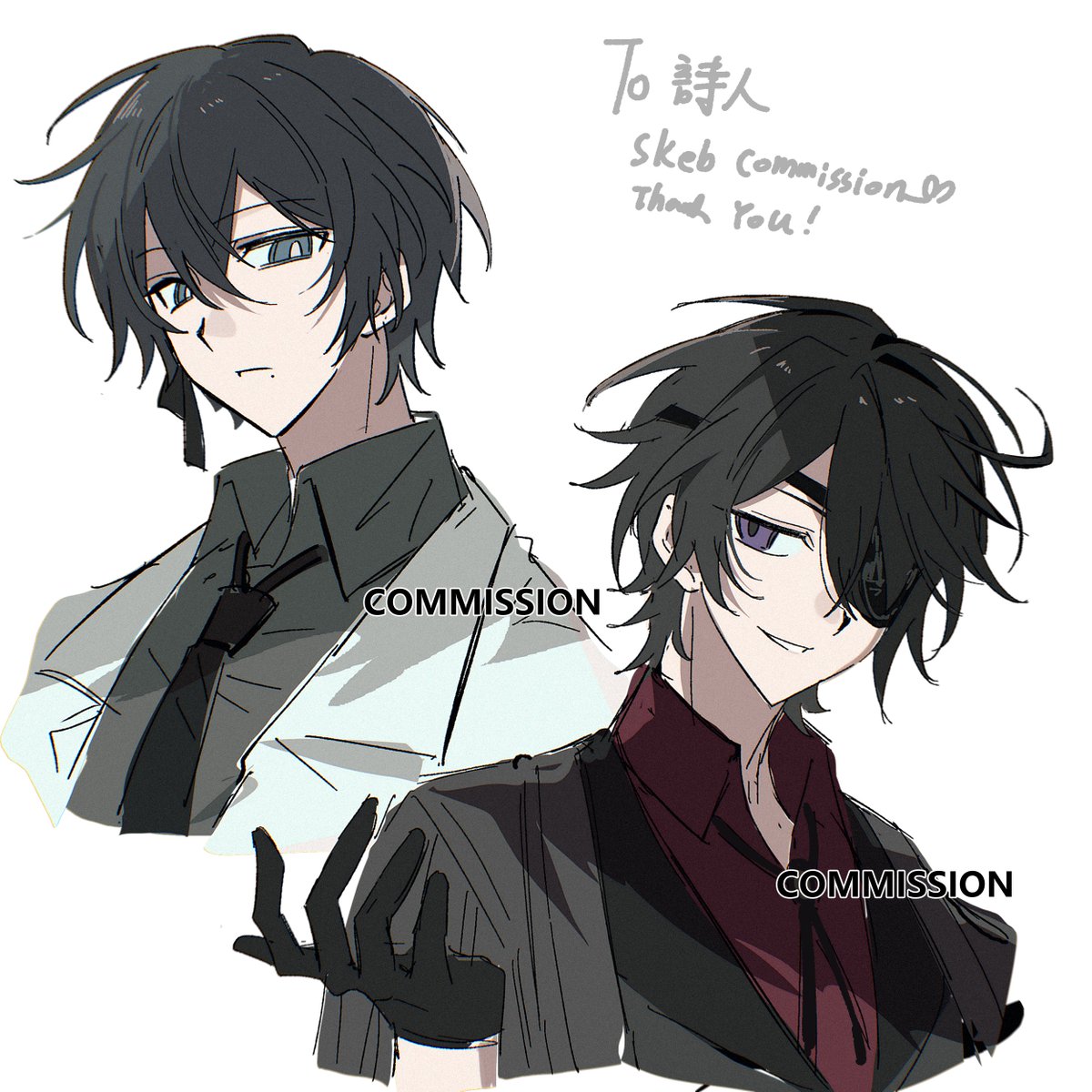 25IX_Negroni's tweet photo. #Skeb #Commission リクエストありがとうございました！！ https://t.co/m1DWJagikG