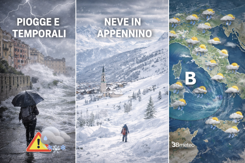 Meteo, settimana instabile sull’Italia: piogge, temporali e neve in Appennino

GUARDA QUI: ift.tt/1t38n7w