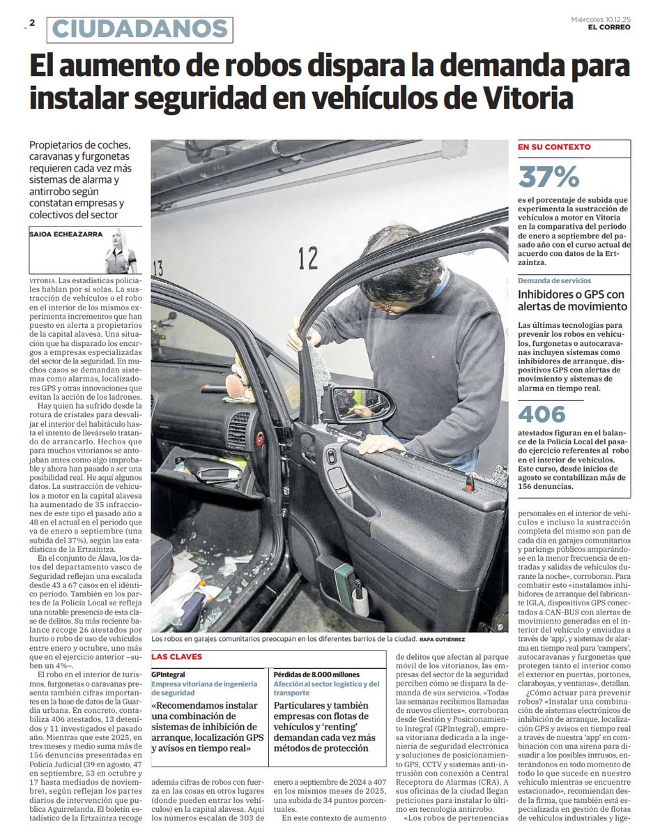 GPI_ntegral's tweet photo. GPIntegral SL en El Correo Álava !! https://t.co/CqRh7wxUka