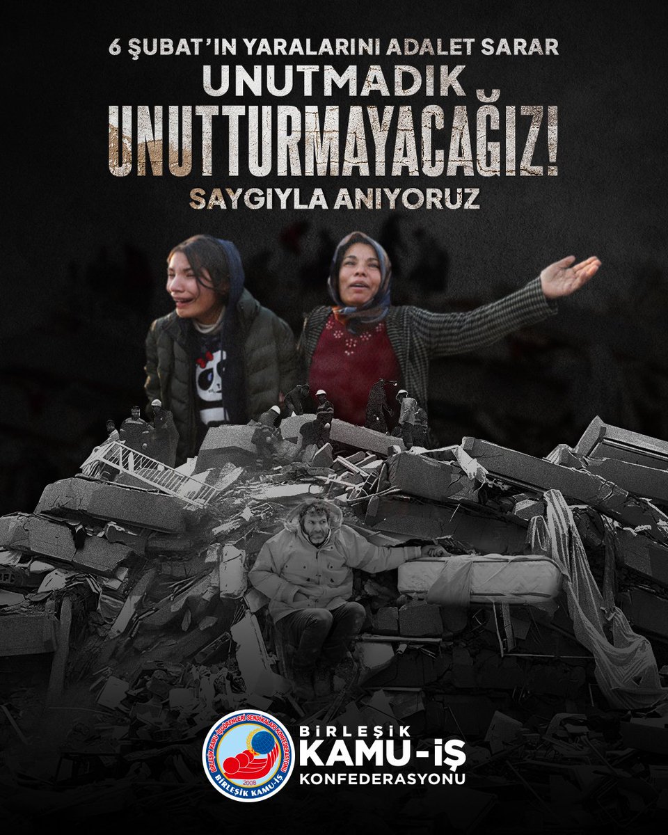 6 ŞUBATIN YARASINI ANCAK ADALET VE ÖNLEM SARAR!

3 yıl önce bugün, Türkiye çok ağır bir acıyla yüzleşti. 6 Şubat 2023’te Kahramanmaraş’ta 9 saat arayla yaşanan 7.7 ve 7.6 büyüklüklerindeki depremler, peşi sıra gelen artçılarla birlikte 11 ilimizi vurdu. Resmi rakamlara göre 53