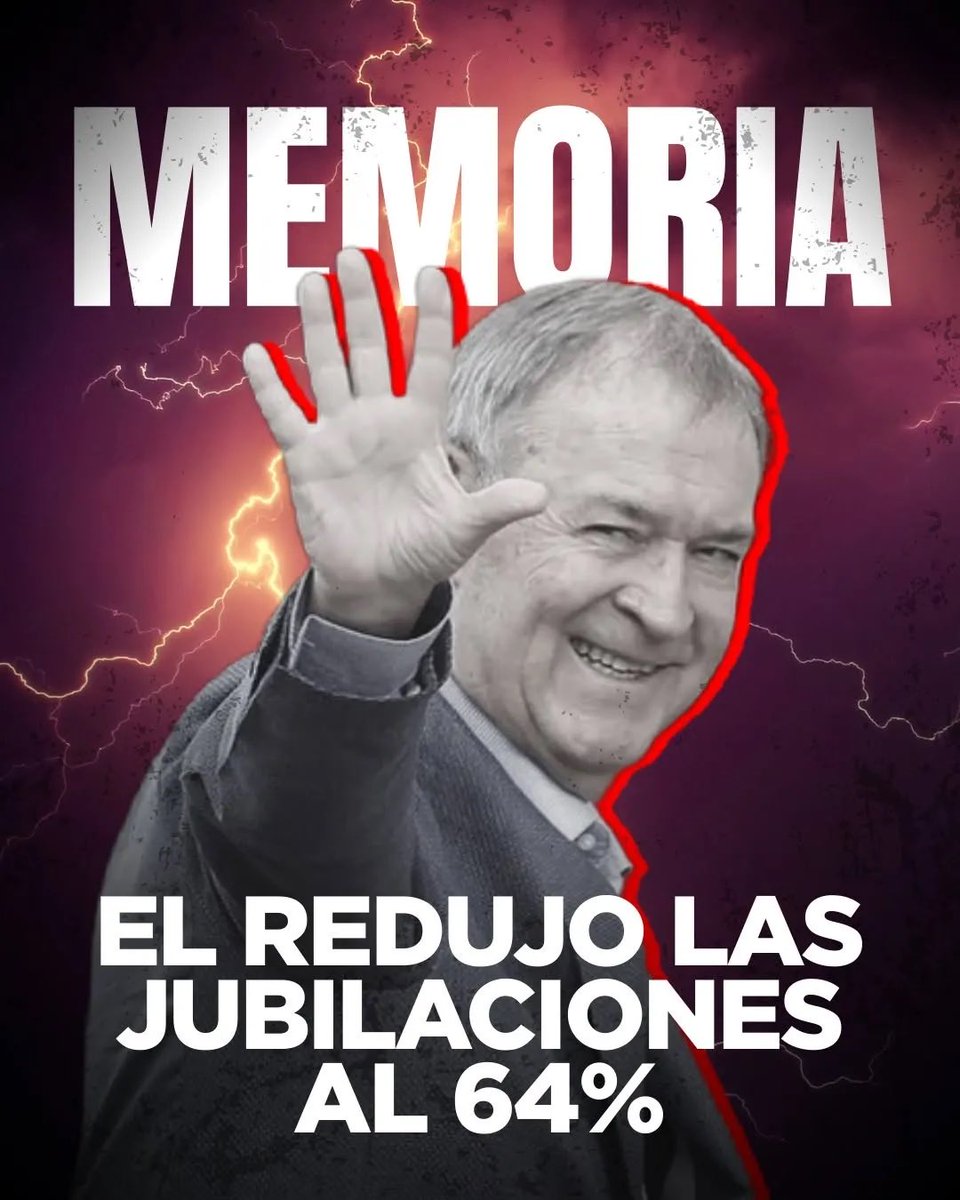 Lola el gobierno q perjudicó a los jubilados estos últimos 26 años fue el peronismo

.Pasamos del 82% móvil al 67%
.Cambiaron la fórmula para calcular jubilaciones, pasamos de 4 años a 10 años
.De la Sota jubilo anticipadamente a 24mil empleados públicos y rompió la caja

Sigo?