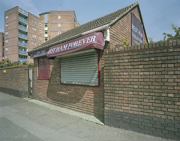 Behind the scenes at the Boleyn Ground 
📷: Jim Dow, 2016