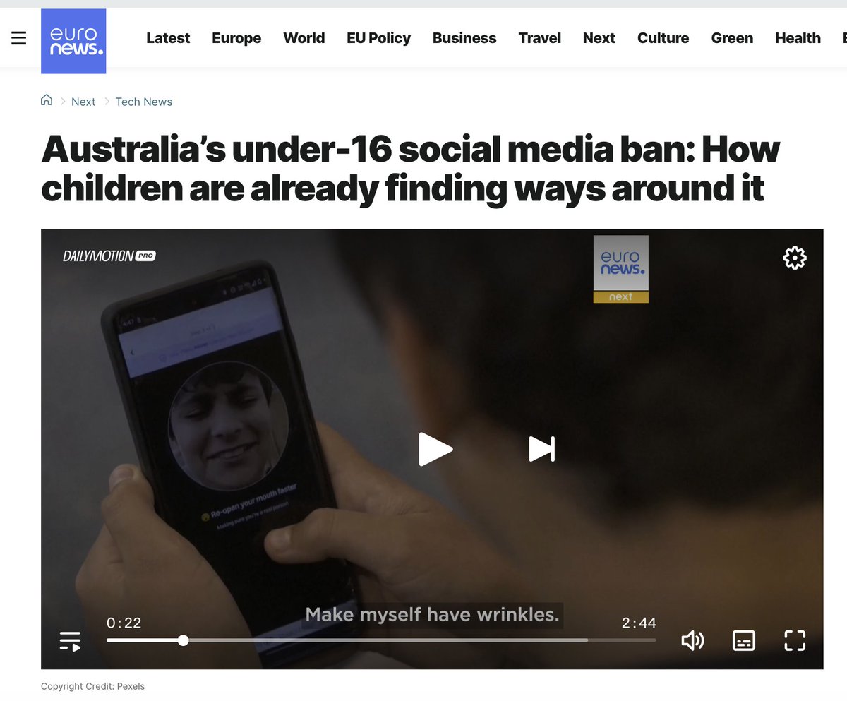 🇦🇺 Interdiction des réseaux sociaux en Australie : Un succès de façade ?

L'avis des experts : "Attendez les données de long terme avant d'imiter ce modèle." – Les chercheurs conseillent aux autres pays (comme le Danemark ou la France) de ne pas se précipiter.

Six semaines après
