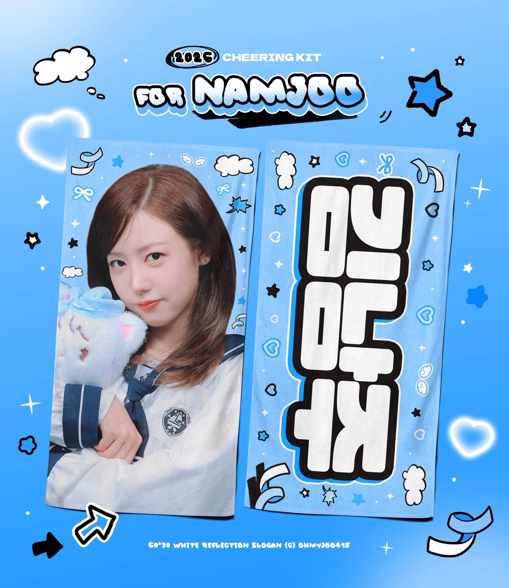 ohmyjoo415's tweet photo. 𝟮𝟬𝟮𝟲 𝗖𝗛𝗘𝗘𝗥𝗜𝗡𝗚 𝗞𝗜𝗧 𝗙𝗢𝗥 𝗡𝗔𝗠𝗝𝗢𝗢
ⓒ ohmyjoo

🩵 02.05 - 02.08 23:59
🩵 콘서트 현장수령 or 배송 (2월 23일 일괄배송)
🩵 아래 타래의 링크에서 구매 가능합니다

🌎 G.O > DM

#RT 추첨 한 분께 슬로건을 드립니다.

#에이핑크 #Apink #김남주 #남주 #Namjoo (@APINKKNJ) https://t.co/xkoxvq4mT6