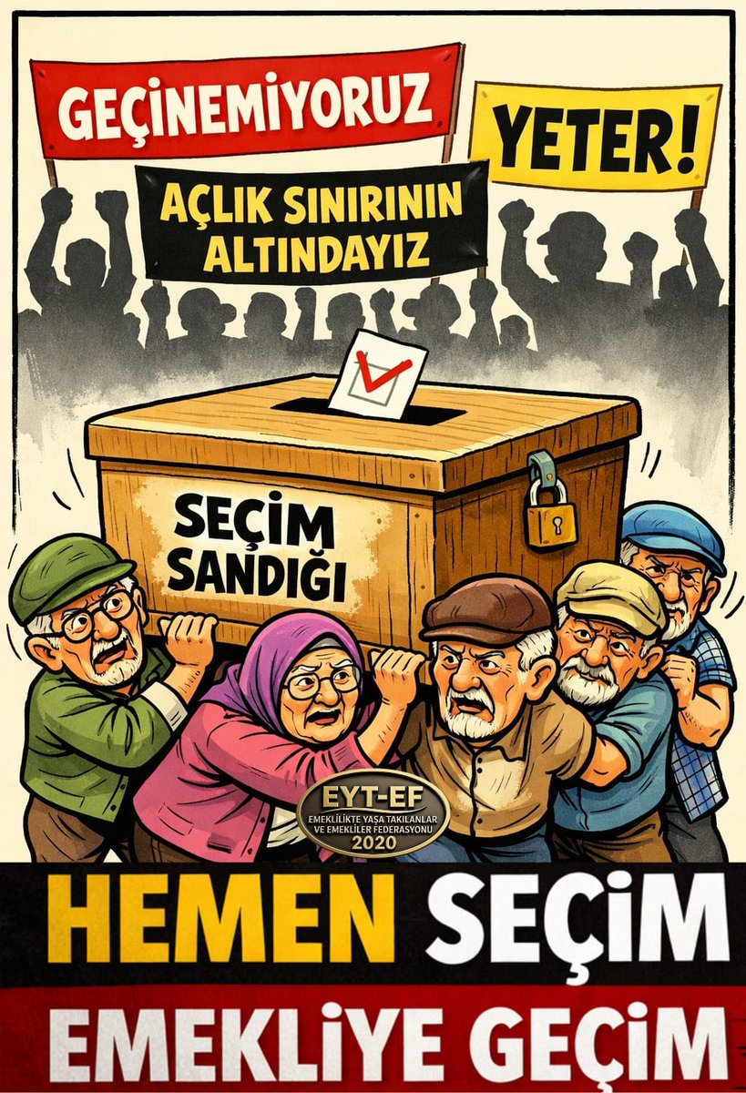 Sefalet üzerinde düşünülecek bir konu.

Tepinilecek değil‼️

Emekliyi her fırsatta dile getiren
Sn <a href="/eczozgurozel/">Özgür Özel</a>'e teşekkürler.

#HemenSeçimEmekliyeGeçim 
#5000KısmiDardaNeredeYasa
Kronik Togg Enes Ünal Boey Singo
Santrafor Bayern Münih Sözcü TV
Forvet Epstein Salih Özcan Sallai