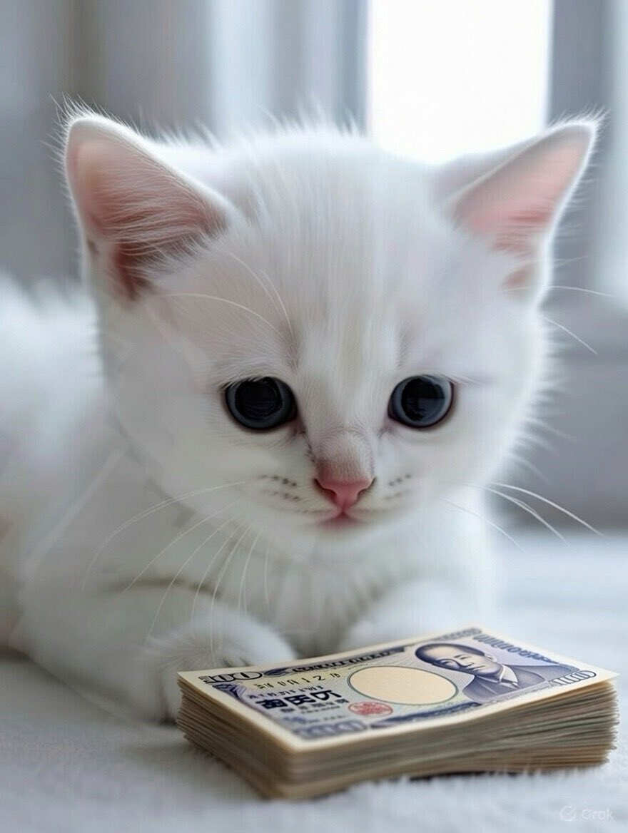 お金はあった方がいいですが お金で幸せは買えないですにゃ🐱
