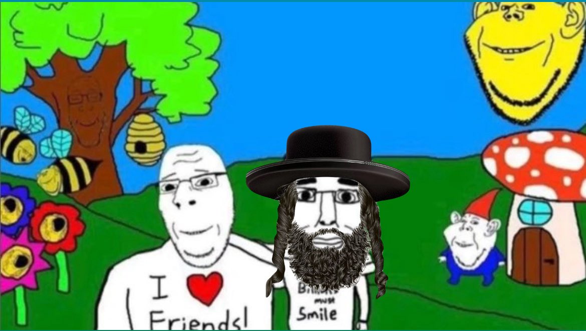 buckadeath's tweet image. "Dear goyim, know this: we love you."