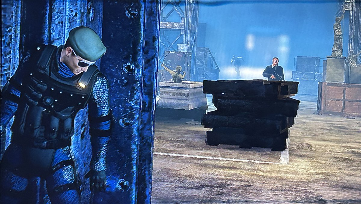 PS4Ron's tweet photo. #PS3 #AlphaProtocol Reminded me a bit about #MetalGearSolid, sneak around take out guards, hack computers, turn off alarms and place explosives 😎 https://t.co/cC53hJOawL