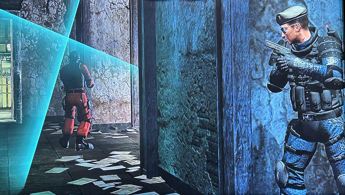 PS4Ron's tweet photo. #PS3 #AlphaProtocol Reminded me a bit about #MetalGearSolid, sneak around take out guards, hack computers, turn off alarms and place explosives 😎 https://t.co/cC53hJOawL