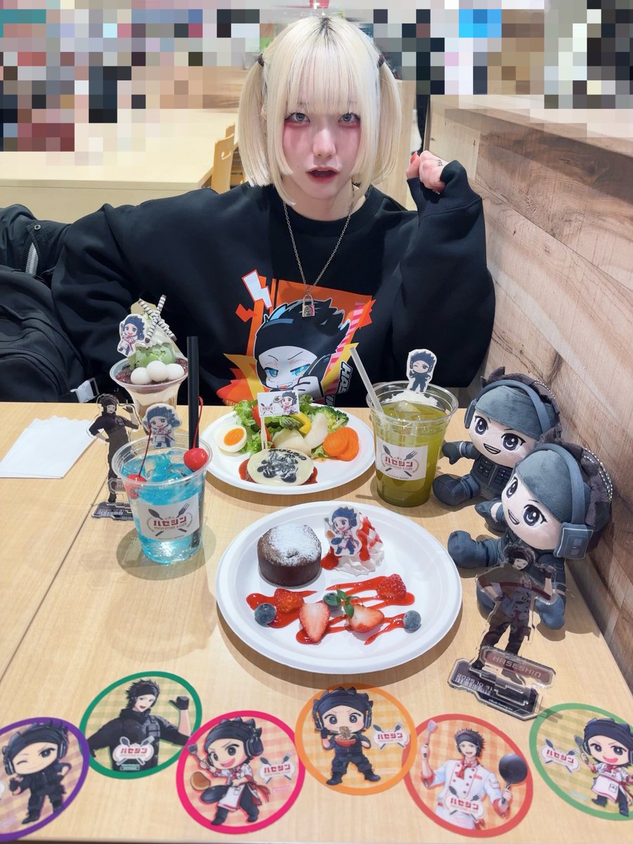 おはむぎ💛 #ハセシン カフェ行ってきた！ESHS #ハセシングッズ