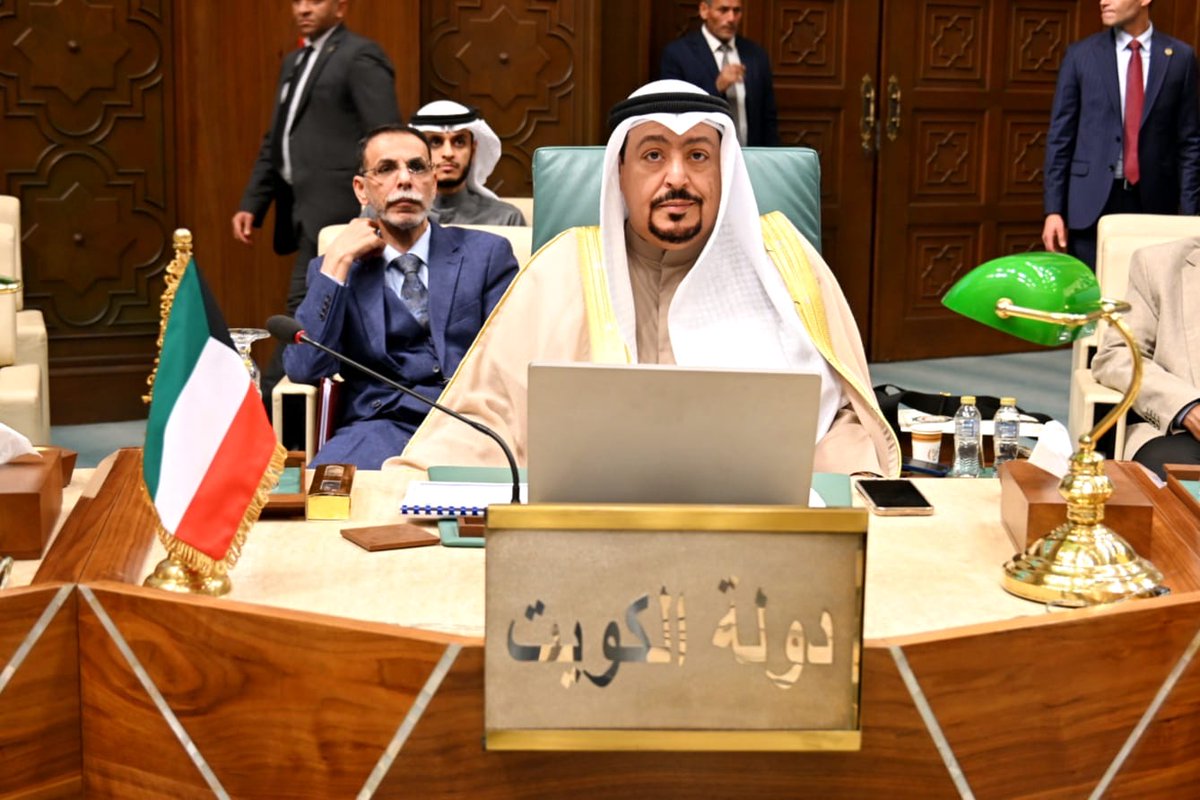 kuna_ar's tweet photo. الوكيل المساعد لشؤون الخدمات الفنية بوزارة المالية سعد العلاطي يترأس وفد دولة الكويت في الدورة الـ117 للمجلس الاقتصادي والاجتماعي لجامعة الدول العربية على المستوى الوزاري

- المجلس يبحث ملفات تتعلق بتعزيز العمل العربي المشترك وتحقيق التكامل في المجالين الاقتصادي والتنموي

https://t.co/6mLYnPjTvC

#كونا #الكويت