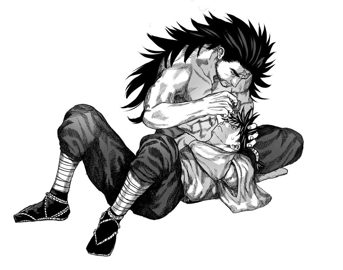 らんたさんの能力的に目薬よくさしたりするのかなということと、腕骨折とかしたら自分でできないから優しい甚1️⃣さんがさしてくれたりしたら合法膝枕できるよなという蘭壱の絵