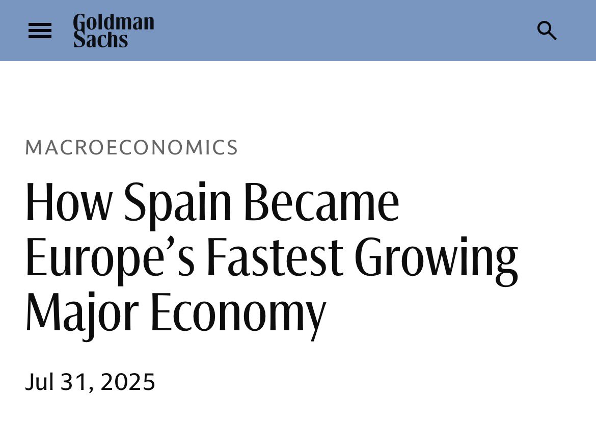 SustainableTall's tweet image. The Telegraph: Spain is a Left-wing parish state with a socialist prime minister

Goldman Sachs: