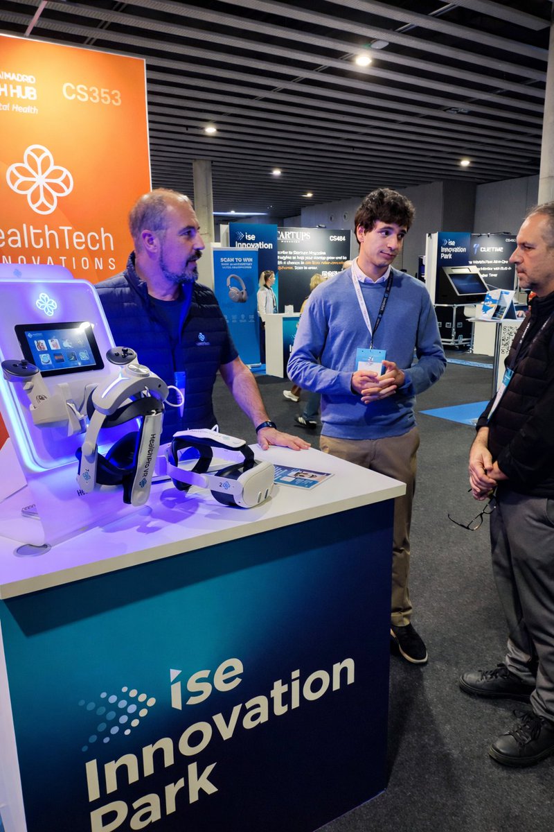 Reactivacio_BDN's tweet photo. Des de @Reactivacio_BDN  Badalona hem visitat l’estand de HealthTech a l’#ISE2026.

Empresa allotjada al BCIN i spin-off de l’@GTRecerca, és un exemple del talent local amb projecció internacional. 🚀

#Badalona #Innovació #SalutDigital #EmpresaLocal https://t.co/V2DZZi9nAU