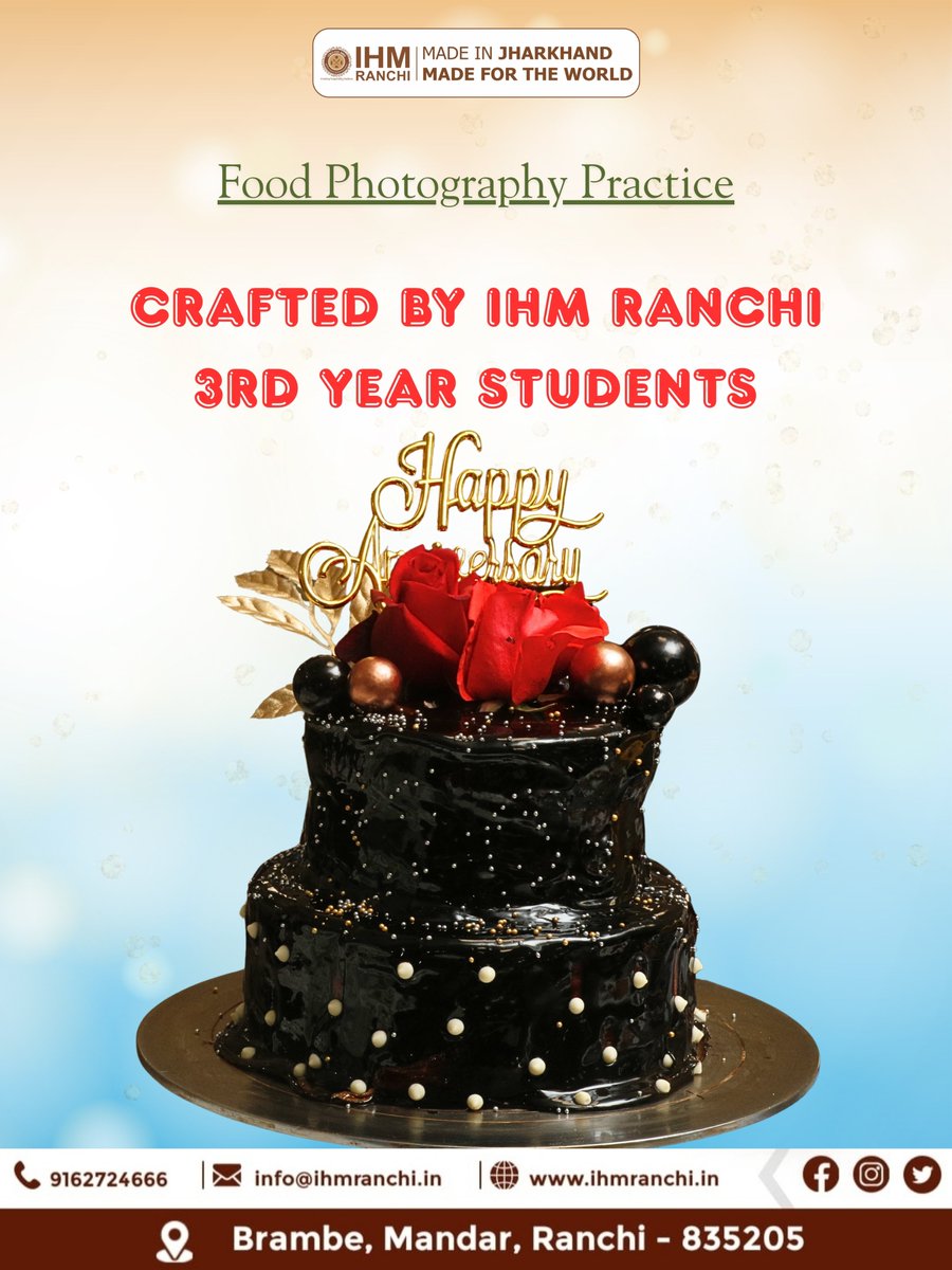 IHMRANCHI1's tweet image. A showcase of culinary craftsmanship by IHM Ranchi 3rd Year students.
Captured during Food Photography practical sessions, highlighting technique, presentation, and attention to detail.
#IHMRanchi #FoodPhotography #CulinaryArts #HospitalityTraining #HotelManagement