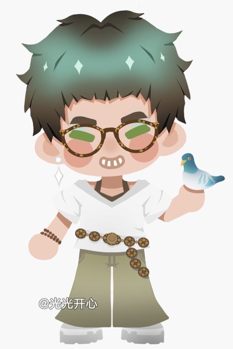 #MyTimeatSandrock #MTAS 为台历封面画了仿官方的QQ人，咕咕成精就这样