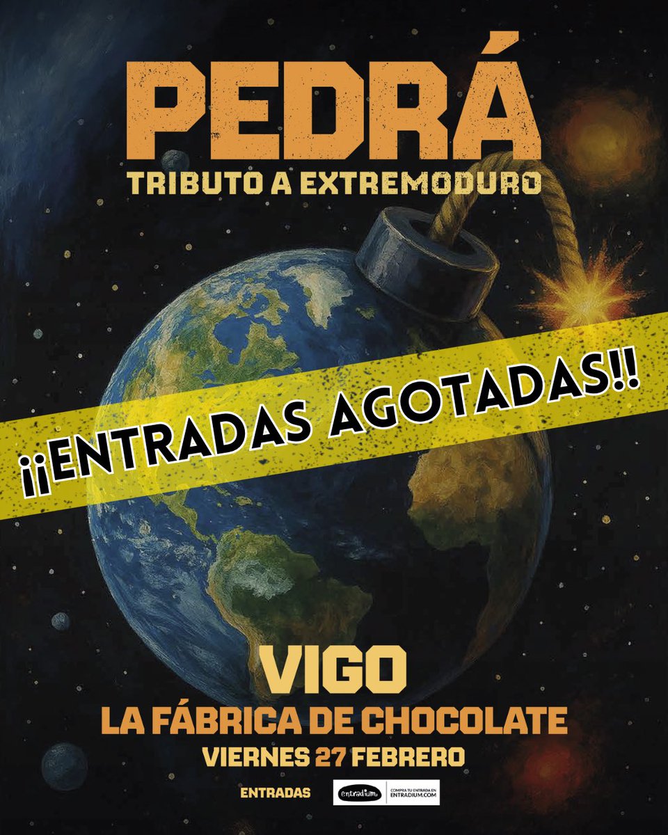 Pedrá (Tributo a Extremoduro) tweet media