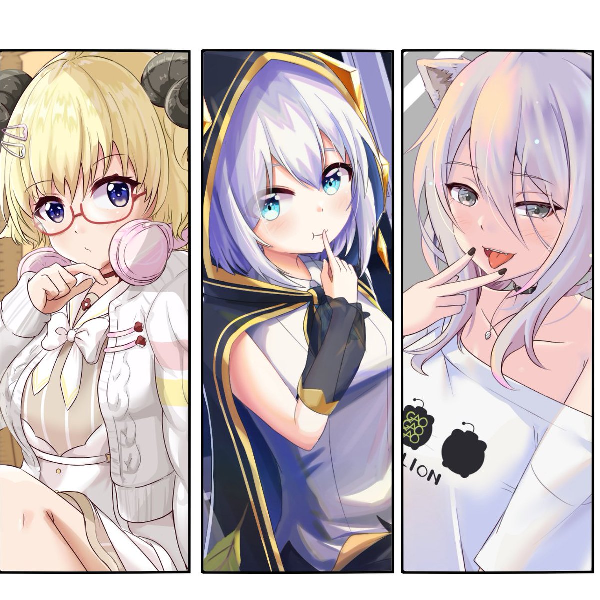 irokame3's tweet photo. 久しぶりに数人描くのでぜひ。
 #RTしたVtuberさんを描く https://t.co/eDejzZsXc7
