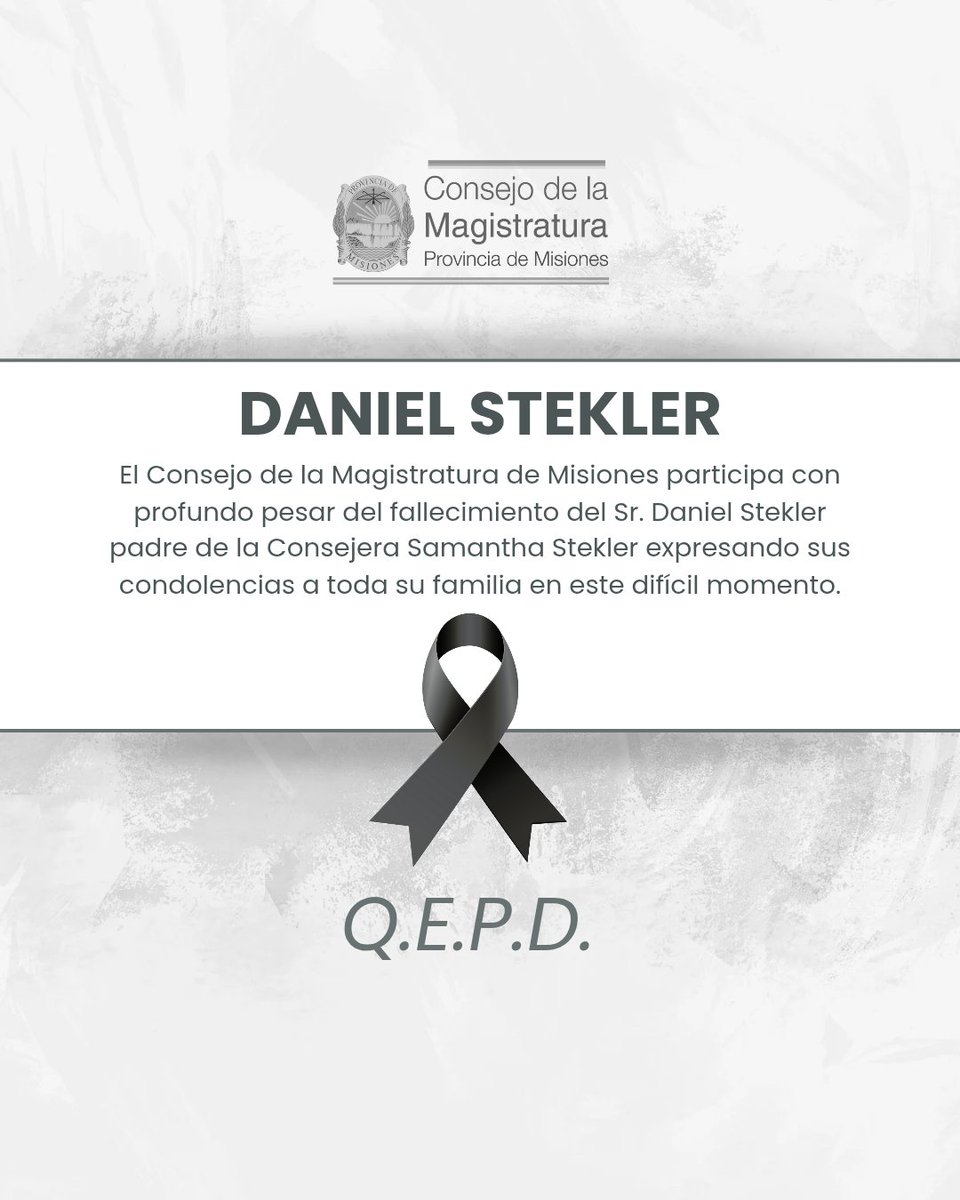 Consejo de la Magistratura de Misiones tweet media