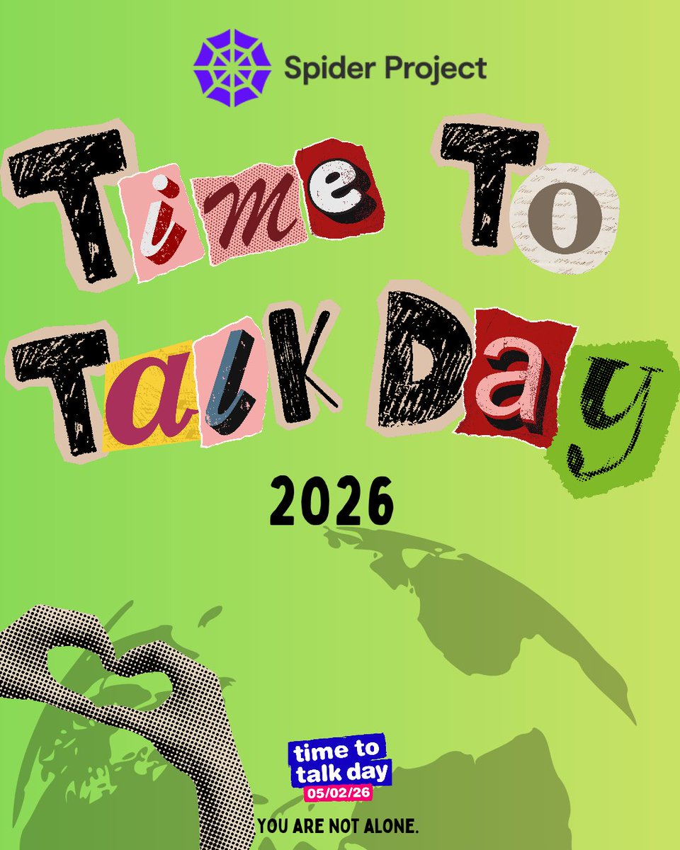 SpiderWirral's tweet photo. The 5th February is Time To Talk Day.

Time to Talk Day is the nation’s biggest mental health conversation. It’s a day for all of us to come together to talk, listen and change lives. 

Spider Project is here for you

#spiderproject #wirral #uk #creativearts #recovery https://t.co/oc1nOtwAUH