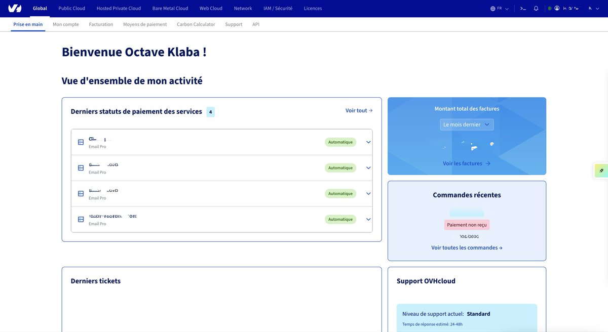 Octave Klaba tweet media