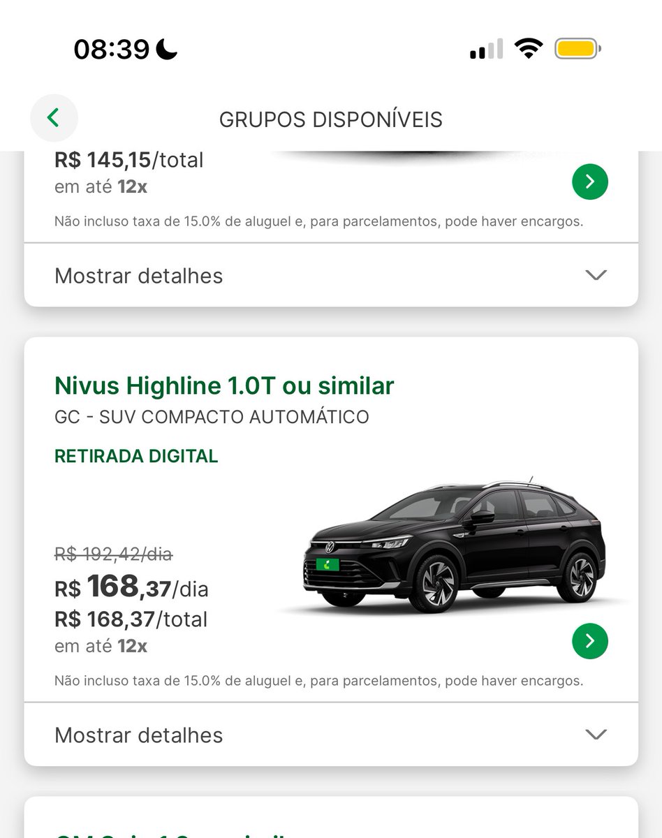 Pettaugusto's tweet photo. É uma total falta de ética e compromisso com o cliente, o mesmo carro, mesma quantidade de dias, e quando vc usa o cupom de desconto o valor da diária aumenta, vcs deveriam ter vergonha! É só não oferecer o serviço! @localizabr https://t.co/2rRnTYTn1W