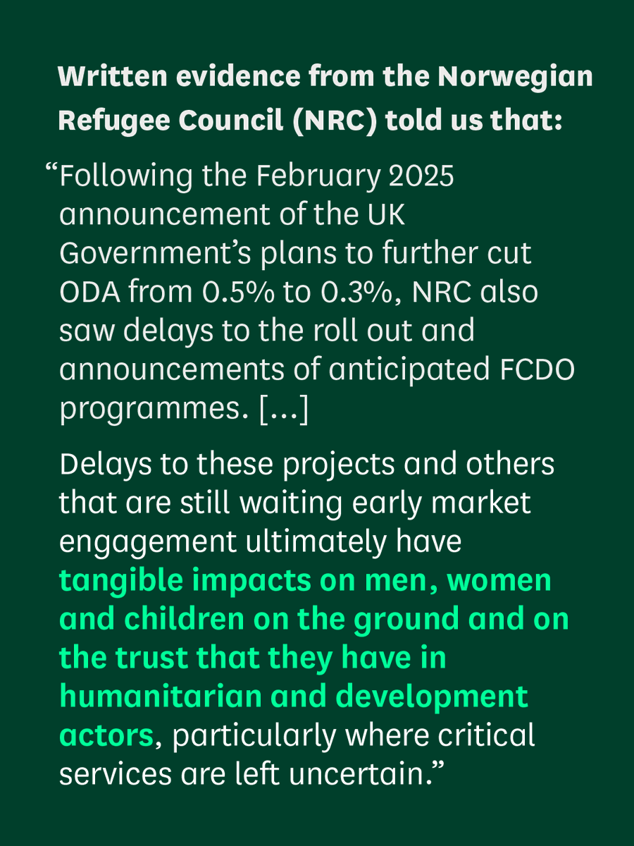 International Development Committee tweet media