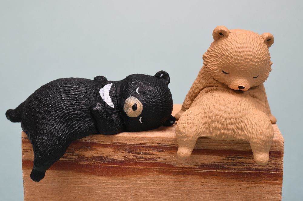 黒いちびくまちゃんとミニチュアのセット 黒いちびくまちゃんとミニチュアのセット
