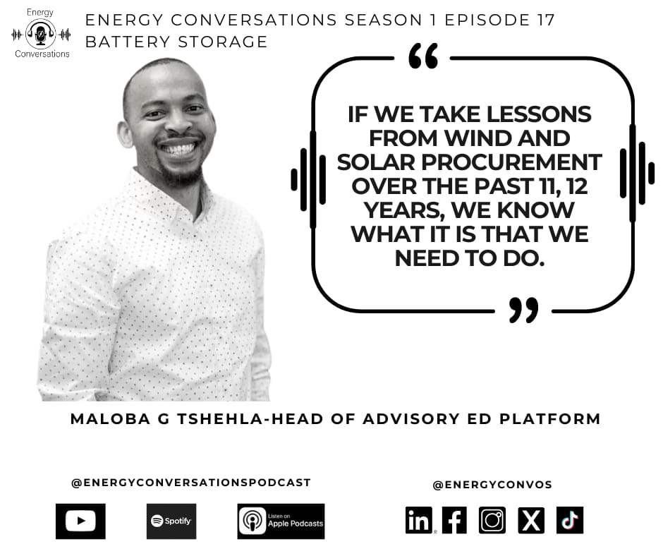 South Africa’s energy transition isn’t starting from zero — wind and solar procurement have already taught us hard lessons, and the real question now is whether we’re willing to apply them as the system scales. Full conversation in Season 1, Episode 17.

#EnergyTransition