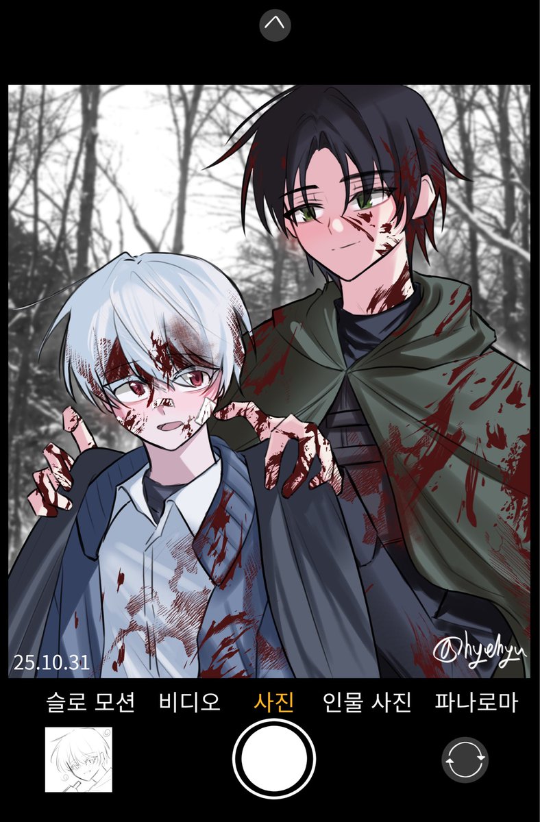 생일 축하합니당
오늘은 손목 너무 아파서 내일 다시 그려드릴게용 :)