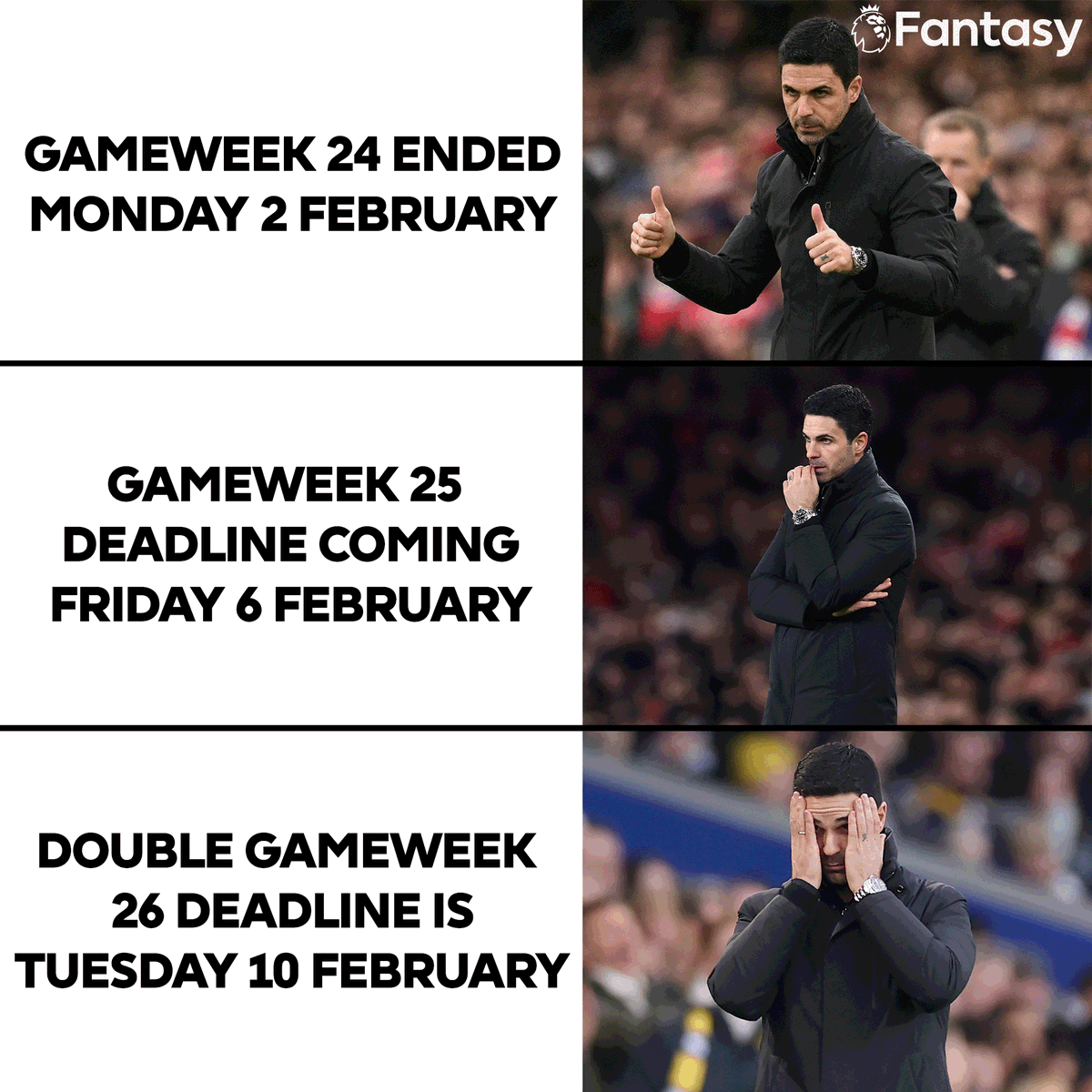 A busy few days coming your way, FPL managers 👔