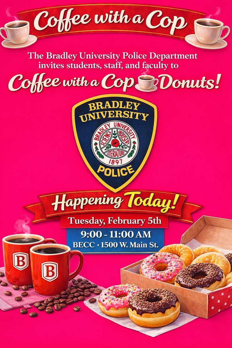 Bradley University Police (@bradleyupolice) on Twitter photo 