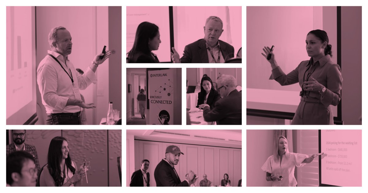 Day two of the #Interlaw2026APRM began with a full day of meetings designed around the theme Connecting Through Shared Values.

Topics covered both legal and professional topics including regional arbitration trends, AI development, imposter syndrome, and sustainable real estate.