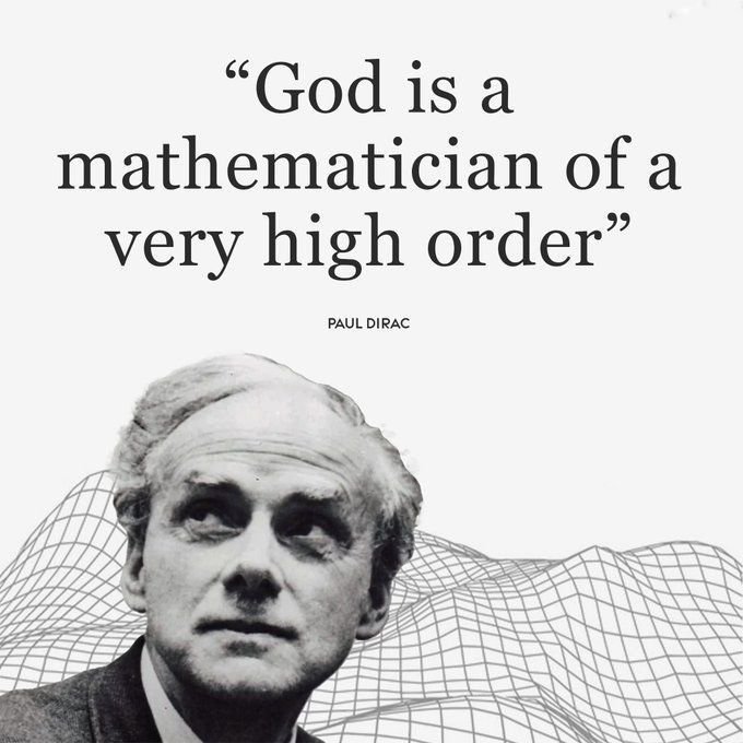 - Paul Dirac ✍️