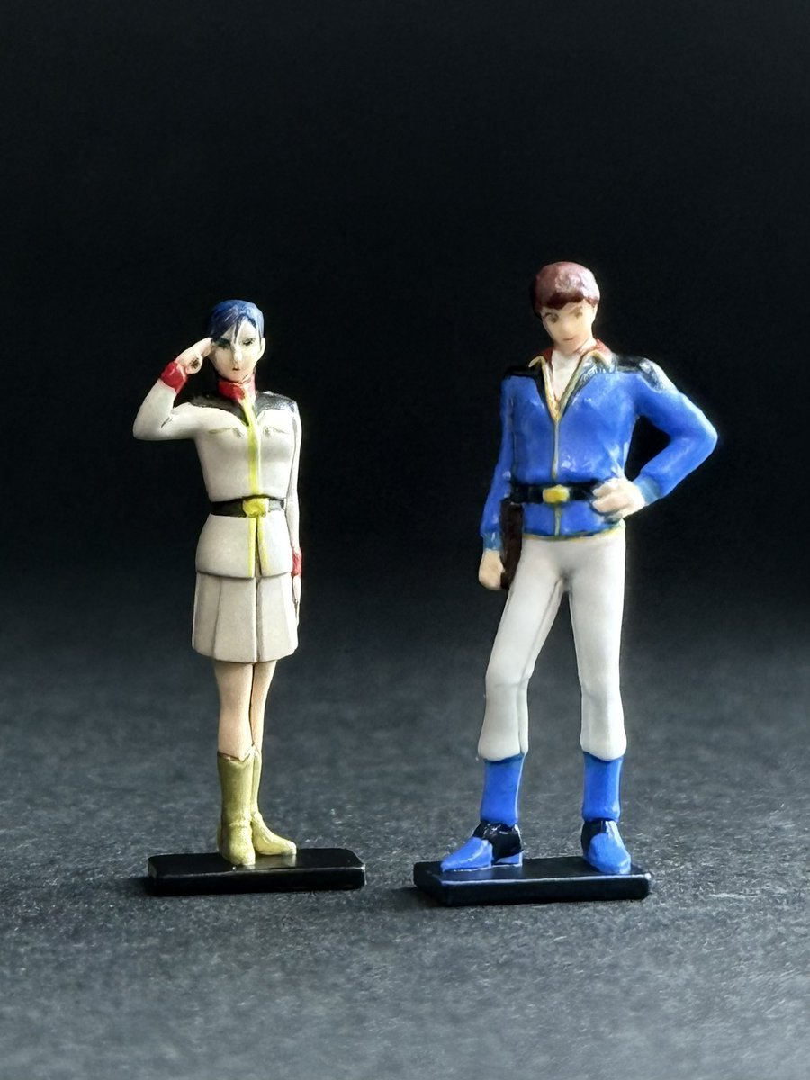 hana41418236's tweet image. PGUνガンダム
アムロ・レイ&amp;amp;チェーン・アギ
全塗装しました！

#pguνガンダム
#ガンプラ