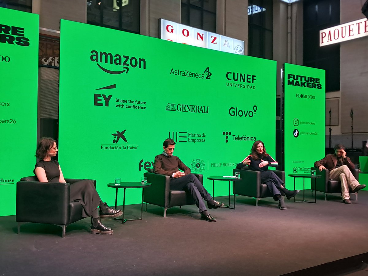 <a href="/Noorbenyessef/">Noor Ben Yessef</a> <a href="/elmundoes/">EL MUNDO</a> <a href="/JqManso/">Joaquín Manso</a> <a href="/AnnaCejudo/">Anna Cejudo</a> <a href="/LupinaIturriaga/">Lupina Iturriaga</a> <a href="/FINTONIC/">Fintonic</a> <a href="/jlcaceresp/">José Luis Cáceres</a> <a href="/bit2me/">Bit2Me</a> <a href="/lanzaderaes/">Lanzadera</a> <a href="/LeorZmigrod/">Leor Zmigrod</a> 👉 Bajo el lema ‘Talento político frente a la antipolítica’ intervienen el secretario general de <a href="/fi_giovani/">Forza Italia Giovani</a>, <a href="/Leoni_Simo/">Simone Leoni</a>; el ex preso político y disidente venezolano <a href="/LORENT_SALEH/">Lorent Saleh</a> y la activista rusa Anna-Victoria Politkóvskaya. Modera: Miriam González Durántez (<a href="/EsMejorOficial/">España Mejor</a>)