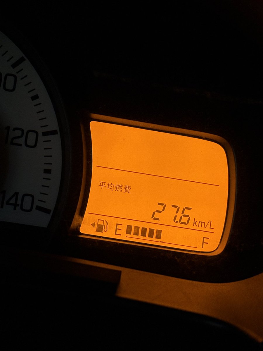 MAX_kamo's tweet photo. 静岡往復でちっこい渋滞とかあってもこれだから、みんなマジでNAミッションアルト買った方がいい

ただまっすぐは死ぬほど遅い卍 https://t.co/Apl30vudUW