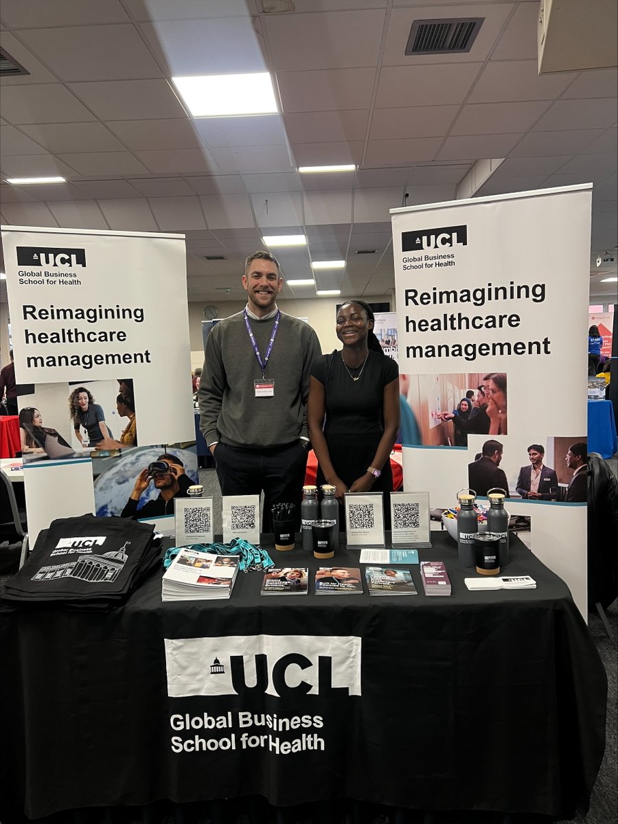 ucl_GBSH's tweet photo. We're excited to be at Postgrad LIVE Manchester today! 🙌

If you’re considering your next academic step, come and meet Law Amankwah and Jack Hardisty to learn more about our UCL GBSH postgraduate opportunities. 

Learn more➡️ https://t.co/HCCPGf6eMm

#PostgradLIVE #UCLGBSH https://t.co/KTIoUpI8O8