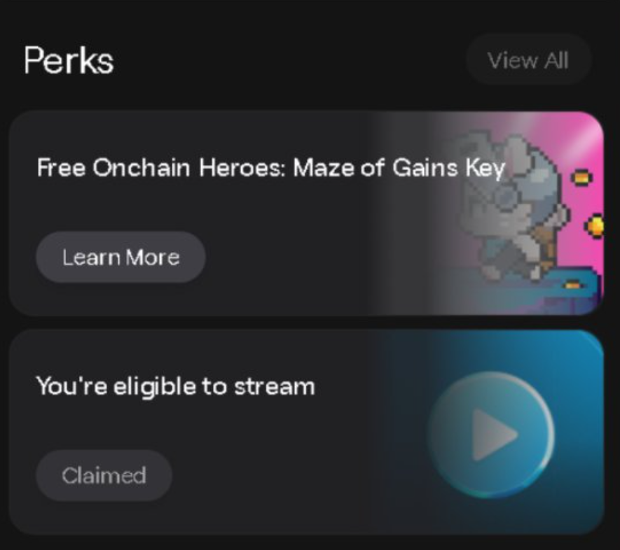 New perks just arrived at the Green Chain!

If you are among the top 333 users of Abstract, you will get this perk, which allows you to claim 1 Maze of Gain key.

Are you enjoying Mog so far?

<a href="/onchainheroes/">Onchain Heroes: Maze of Gains</a> 
<a href="/AbstractChain/">Abstract</a>