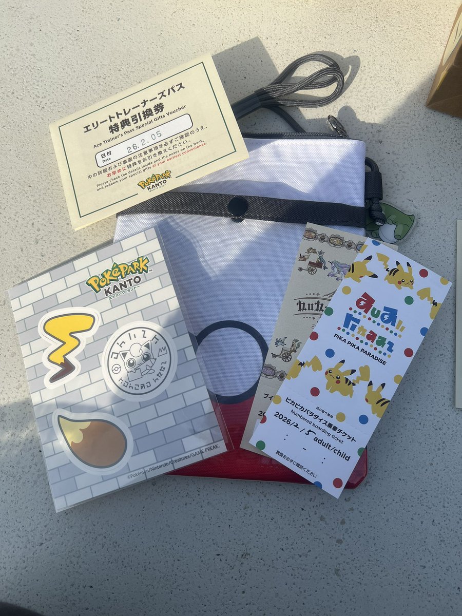 RT @mochipapii: ポケパーク エリートトレーナーパス特典 本日オープン
