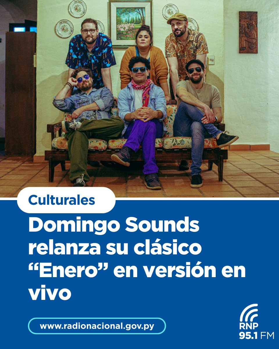 951fm_nacional's tweet photo. 🎶🎸@domingosounds  relanza su clásico “Enero” en versión en vivo 
Leé➕https://t.co/UeEiND48Wy https://t.co/KGkFjZBKQ6