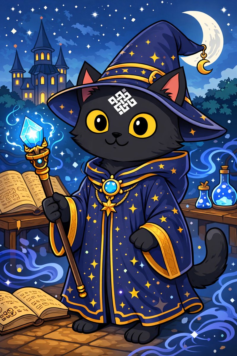 Night, books, and a little bit of magic.
Learning slowly without making noise.
Not instant, but still moving forward.
The rest: consistency.