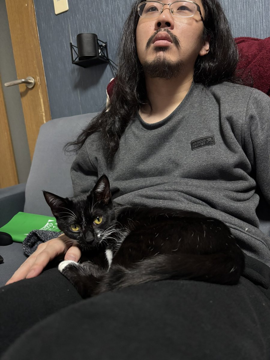mm_300's tweet photo. 今日もいい子ちゃんでした😺 https://t.co/gAJkYFEwq2