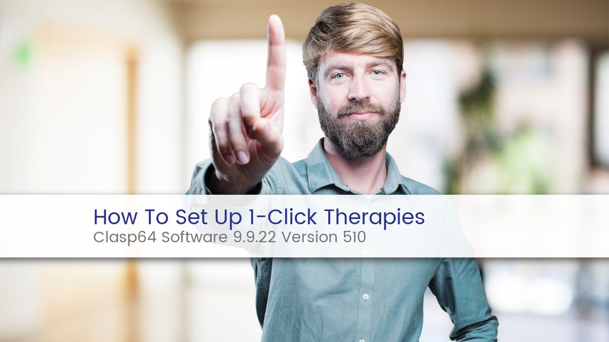 SeriouslySmartT's tweet image. 🚀 Check out our Smart Tip video on setting up 1-Click Therapies! It's super easy and will save you time. 👉 Watch now: shorturl.at/SSzmW 💛 #SmartTip #SSTOffice #Q9 #S8 #SCIO #Clasp64