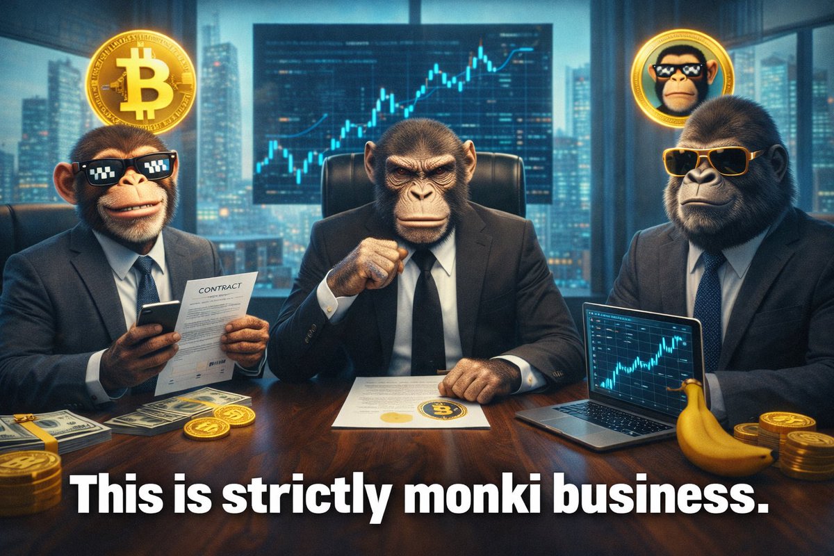 headieDAO's tweet photo. Yβall thought monki business was just a joke? WRONG.
$MONKI is back, louder, #Danker, and ready to shake the cryptoverse. This isnβt a coin β itβs a CULTURE. ππ
#MONKIFAM #Cryptomeme https://t.co/B6H7DBIQ2h