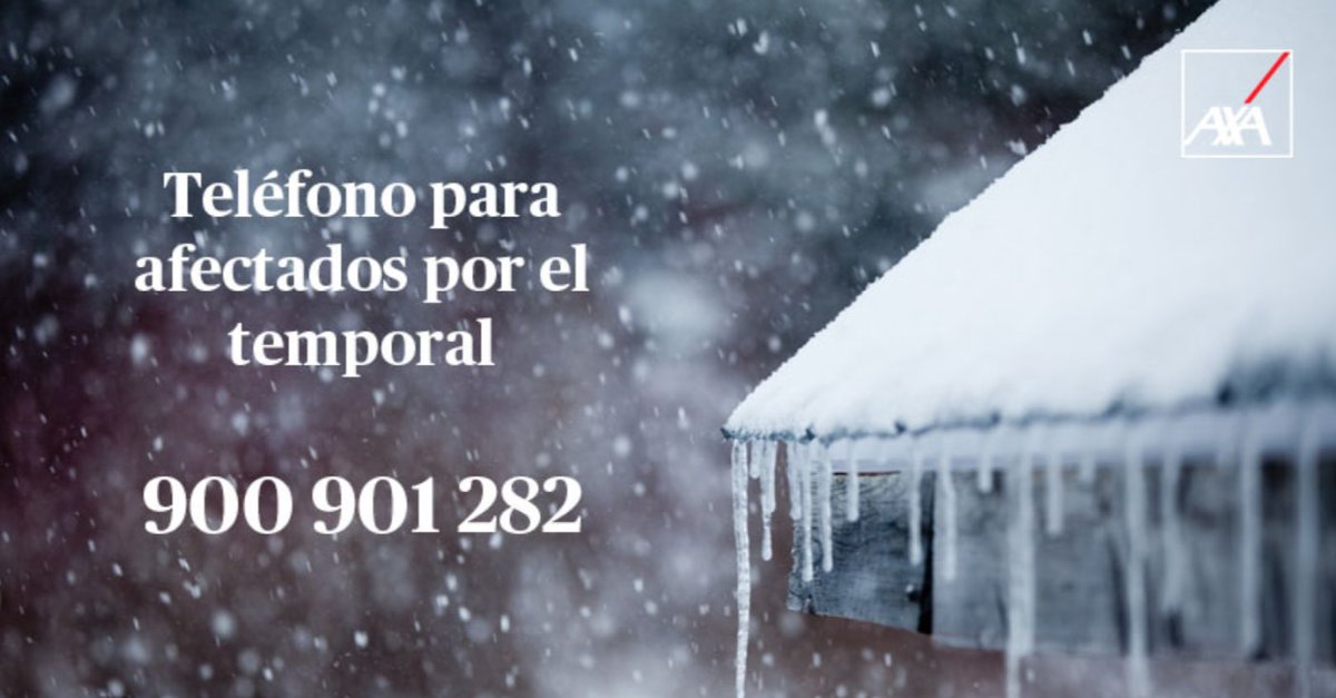 📣 Si te ves afectado por el temporal, recuerda que sigue operativo nuestro teléfono especial para atender a los afectados.

📞Teléfono Afectados: 900 901 282