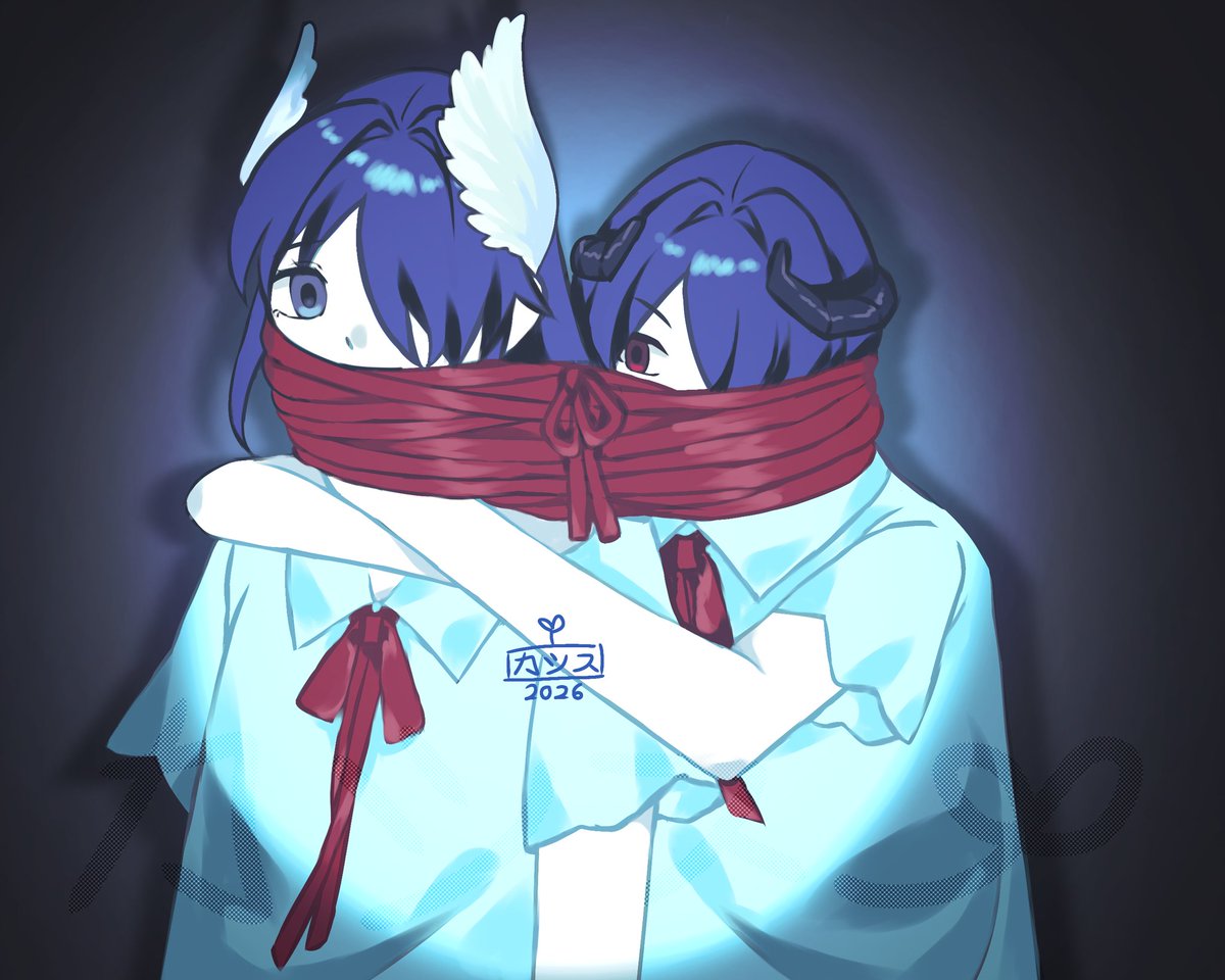 serehhcuy's tweet photo. Benevolent and Malevolent
#artmoots #art #angelanddevil #oc #illust #lila https://t.co/OaYJOZdg4P